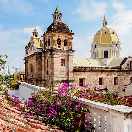 San Pedro Claver Church in Cartagena, Colombia